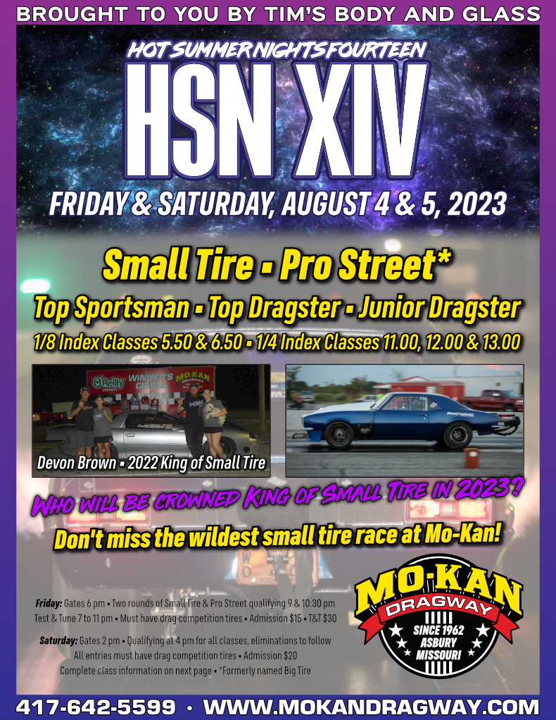 Smokin' MoKan Dragway Asbury, Missouri