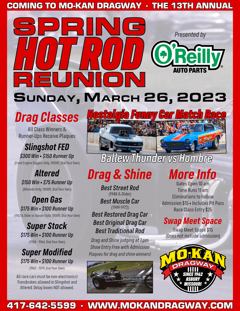 Smokin' MoKan Dragway Asbury, Missouri